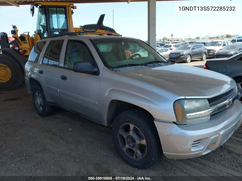 2007 Chevrolet Trailblazer Ls VIN: 1GNDT13S572285232 Lot: 39916805