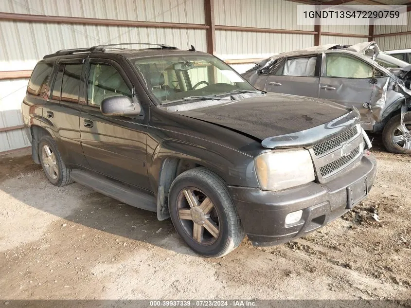 1GNDT13S472290759 2007 Chevrolet Trailblazer Lt