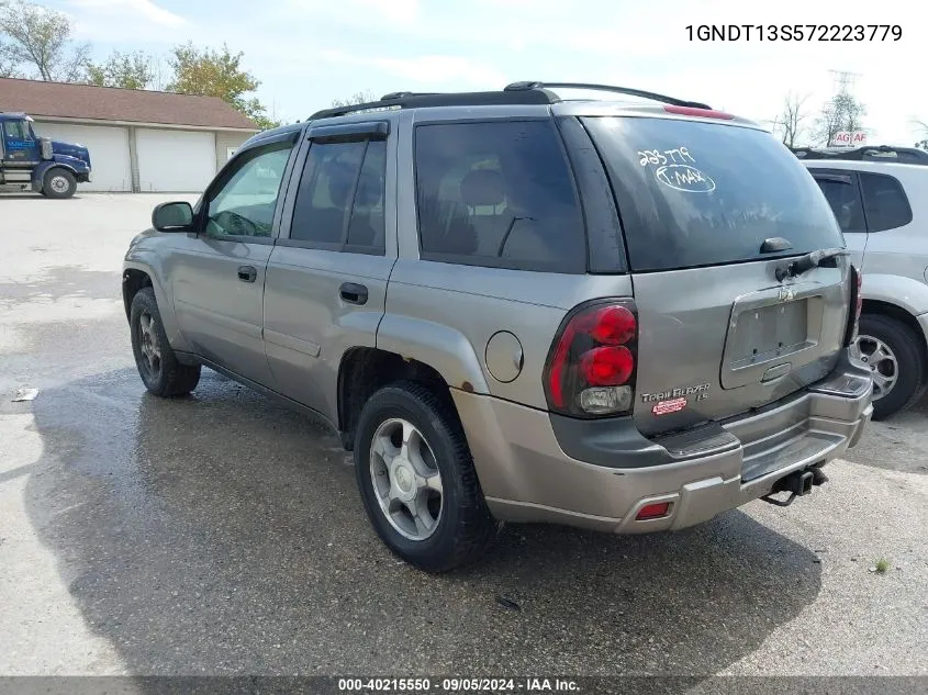 2007 Chevrolet Trailblazer Ls VIN: 1GNDT13S572223779 Lot: 40215550