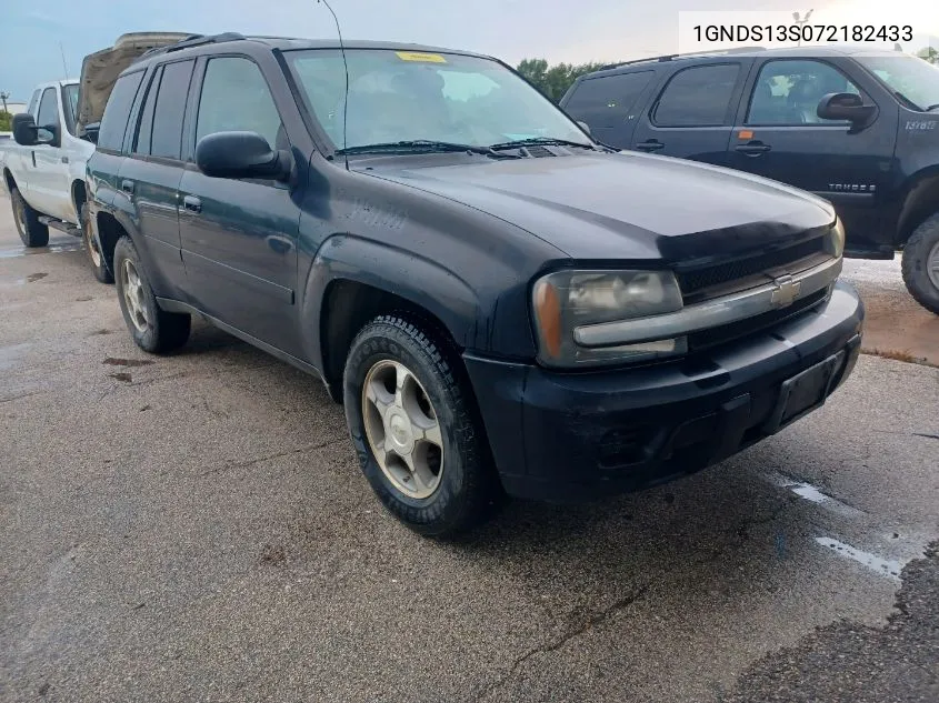 2007 Chevrolet Trailblazer Ls VIN: 1GNDS13S072182433 Lot: 40295105