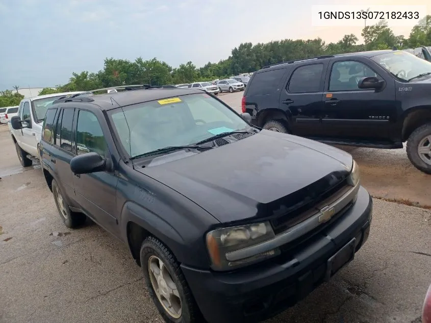 1GNDS13S072182433 2007 Chevrolet Trailblazer Ls