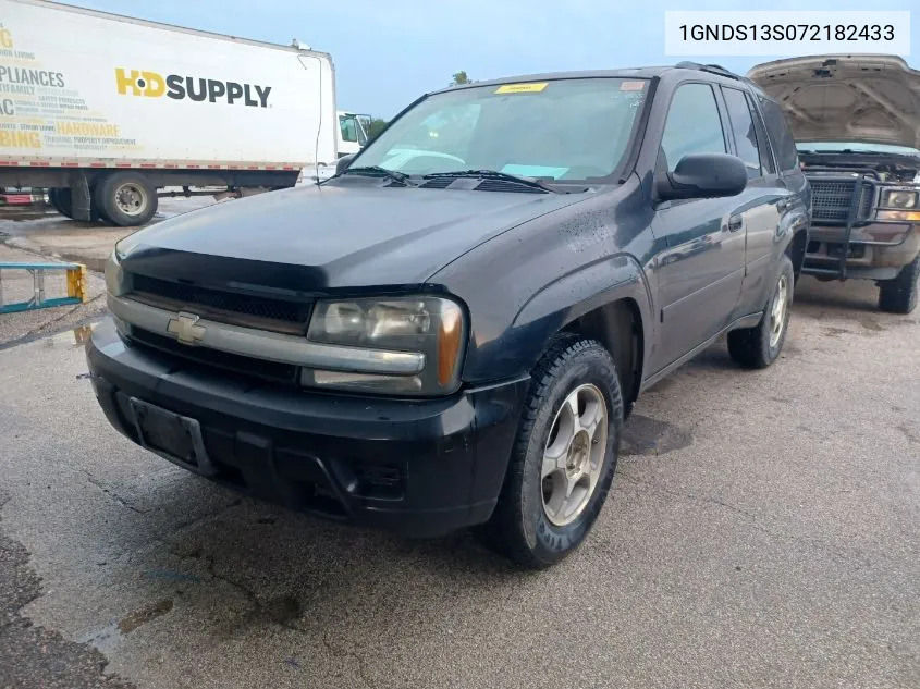 1GNDS13S072182433 2007 Chevrolet Trailblazer Ls