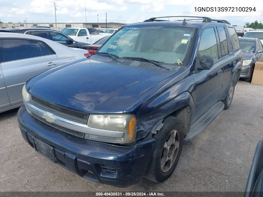 1GNDS13S972100294 2007 Chevrolet Trailblazer Ls