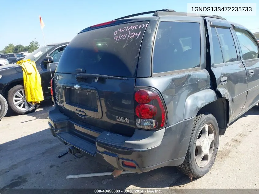 2007 Chevrolet Trailblazer Ls/Lt VIN: 1GNDS13S472235733 Lot: 40455383