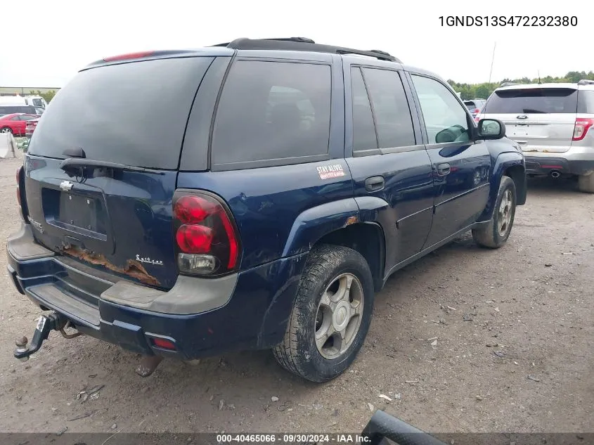 1GNDS13S472232380 2007 Chevrolet Trailblazer Ls/Lt