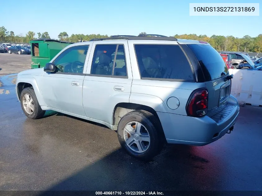 2007 Chevrolet Trailblazer Lt VIN: 1GNDS13S272131869 Lot: 40661710