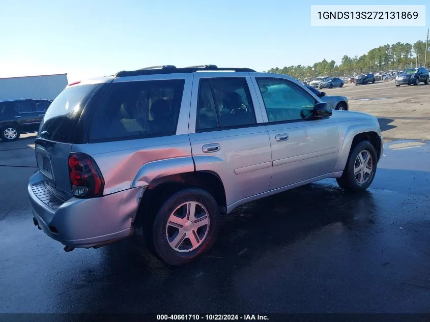 2007 Chevrolet Trailblazer Lt VIN: 1GNDS13S272131869 Lot: 40661710