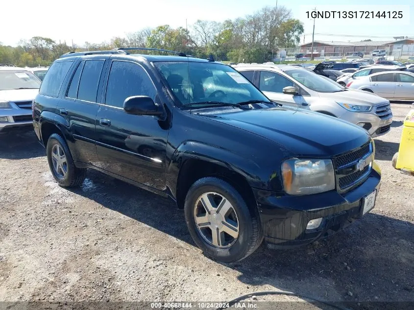 2007 Chevrolet Trailblazer Lt VIN: 1GNDT13S172144125 Lot: 40668444