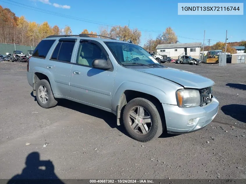 1GNDT13SX72116744 2007 Chevrolet Trailblazer Lt