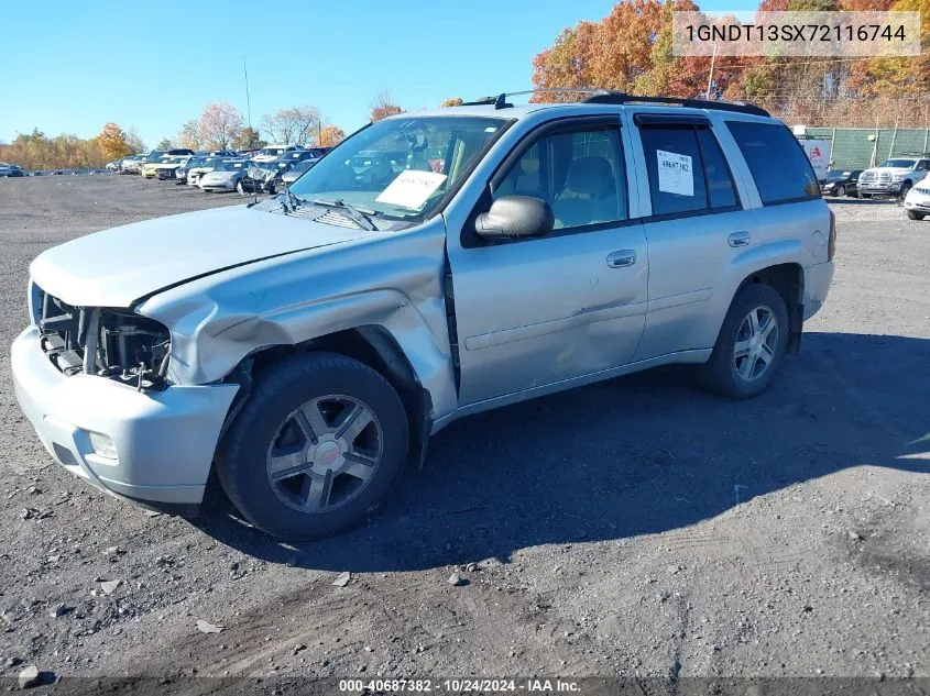 1GNDT13SX72116744 2007 Chevrolet Trailblazer Lt