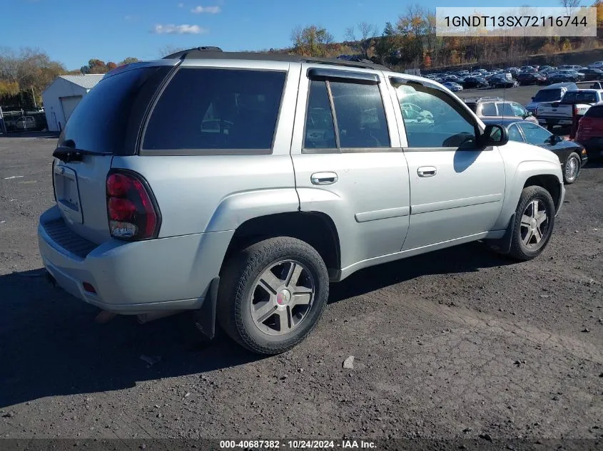 1GNDT13SX72116744 2007 Chevrolet Trailblazer Lt