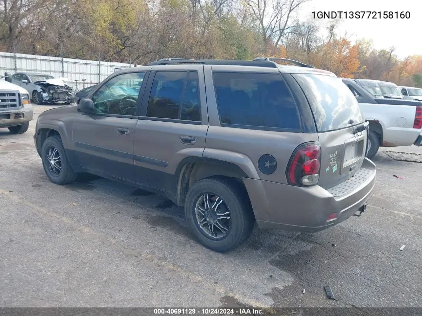 1GNDT13S772158160 2007 Chevrolet Trailblazer Lt