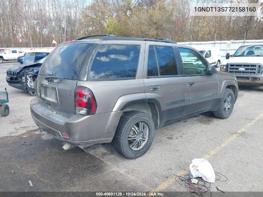 1GNDT13S772158160 2007 Chevrolet Trailblazer Lt