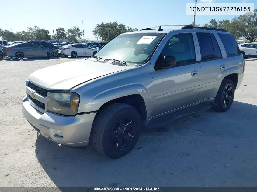 2007 Chevrolet Trailblazer Lt VIN: 1GNDT13SX72236155 Lot: 40769038