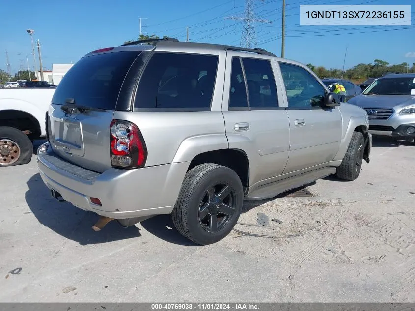 2007 Chevrolet Trailblazer Lt VIN: 1GNDT13SX72236155 Lot: 40769038