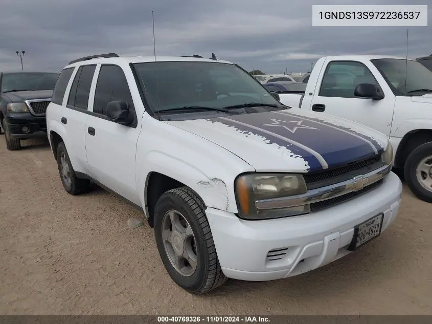 2007 Chevrolet Trailblazer Ls VIN: 1GNDS13S972236537 Lot: 40769326