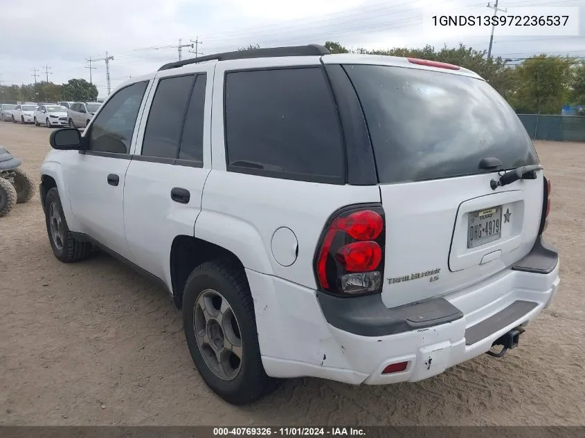 2007 Chevrolet Trailblazer Ls VIN: 1GNDS13S972236537 Lot: 40769326