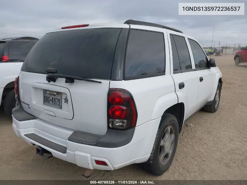 2007 Chevrolet Trailblazer Ls VIN: 1GNDS13S972236537 Lot: 40769326