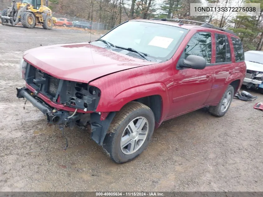 2007 Chevrolet Trailblazer Lt VIN: 1GNDT13S372275038 Lot: 40805634