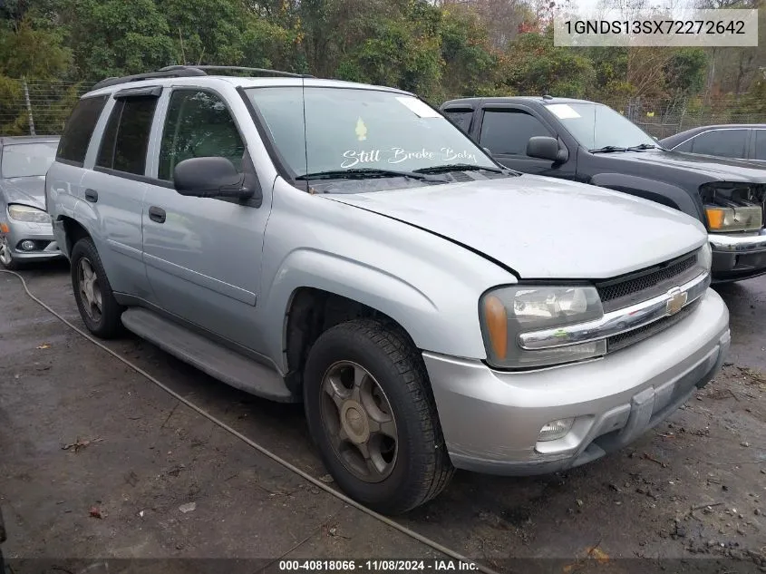 2007 Chevrolet Trailblazer Ls VIN: 1GNDS13SX72272642 Lot: 40818066