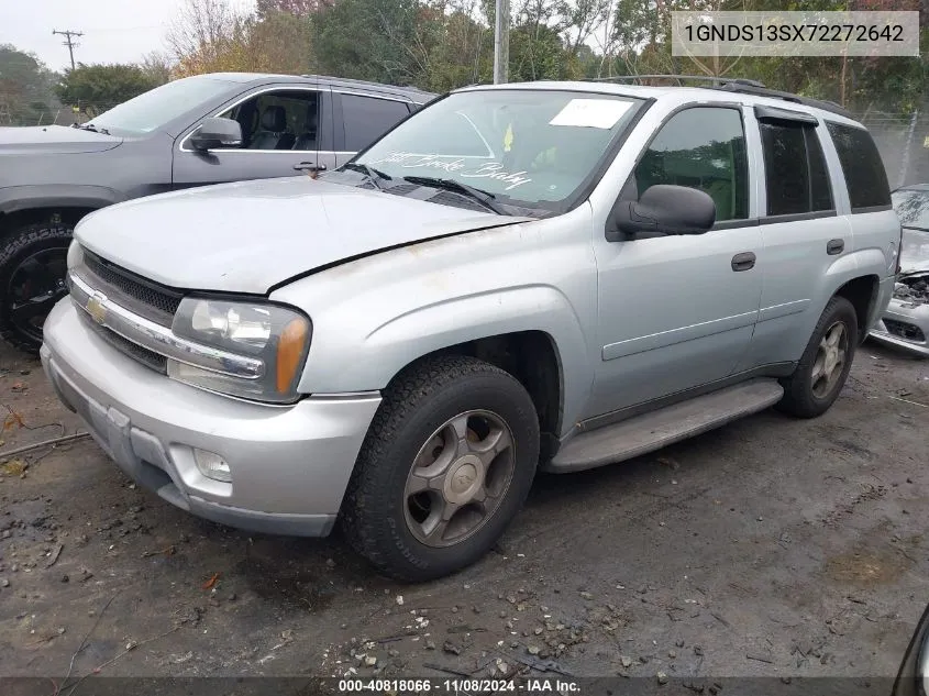 2007 Chevrolet Trailblazer Ls VIN: 1GNDS13SX72272642 Lot: 40818066