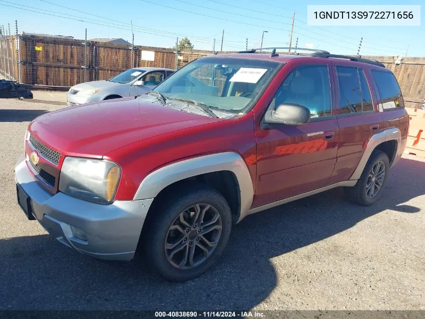 2007 Chevrolet Trailblazer Lt VIN: 1GNDT13S972271656 Lot: 40838690