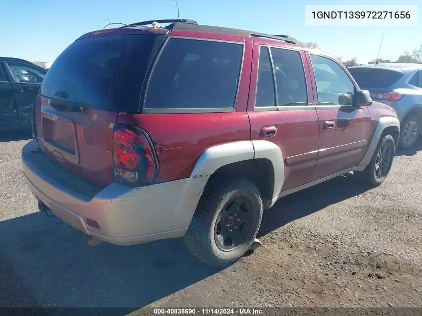 2007 Chevrolet Trailblazer Lt VIN: 1GNDT13S972271656 Lot: 40838690