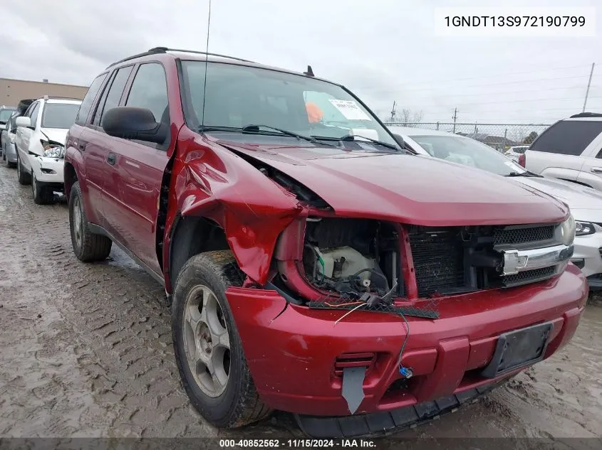 2007 Chevrolet Trailblazer Ls VIN: 1GNDT13S972190799 Lot: 40852562