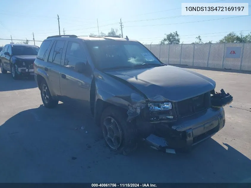 2007 Chevrolet Trailblazer Ls VIN: 1GNDS13S472169197 Lot: 40861756