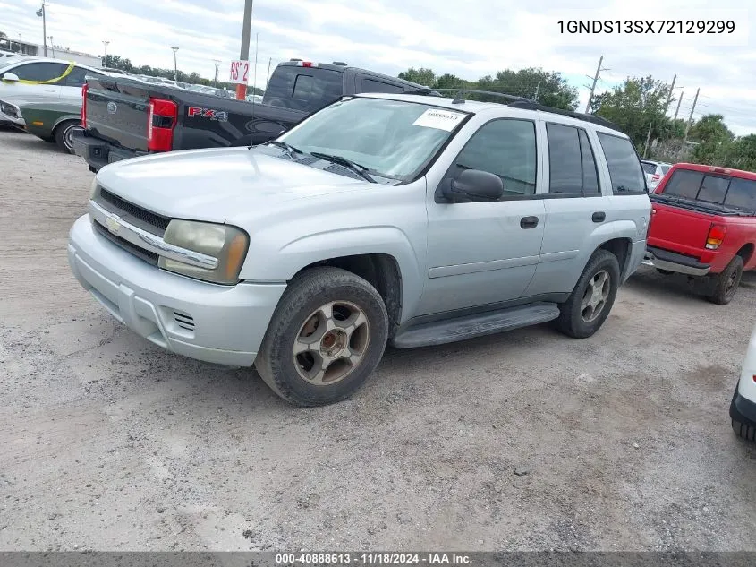 2007 Chevrolet Trailblazer Ls VIN: 1GNDS13SX72129299 Lot: 40888613