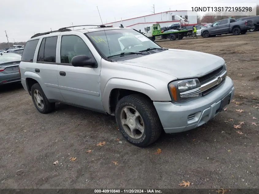 2007 Chevrolet Trailblazer Ls VIN: 1GNDT13S172195298 Lot: 40910840