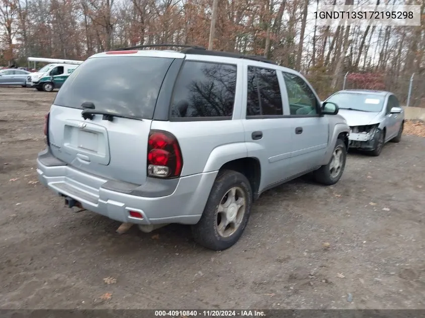 2007 Chevrolet Trailblazer Ls VIN: 1GNDT13S172195298 Lot: 40910840