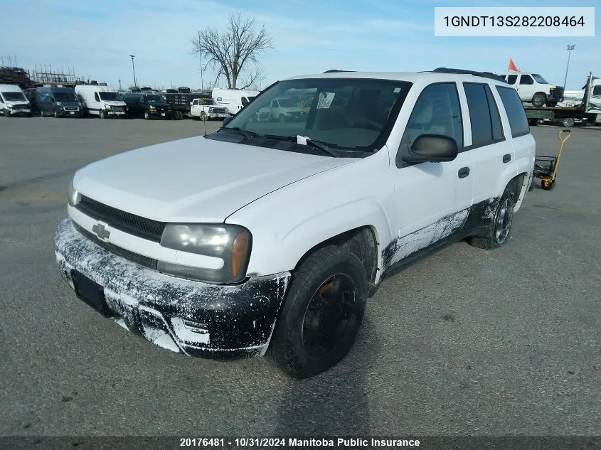 2008 Chevrolet Trailblazer Ls VIN: 1GNDT13S282208464 Lot: 20176481