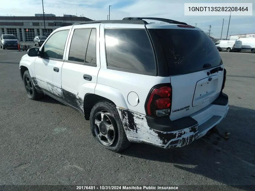 2008 Chevrolet Trailblazer Ls VIN: 1GNDT13S282208464 Lot: 20176481