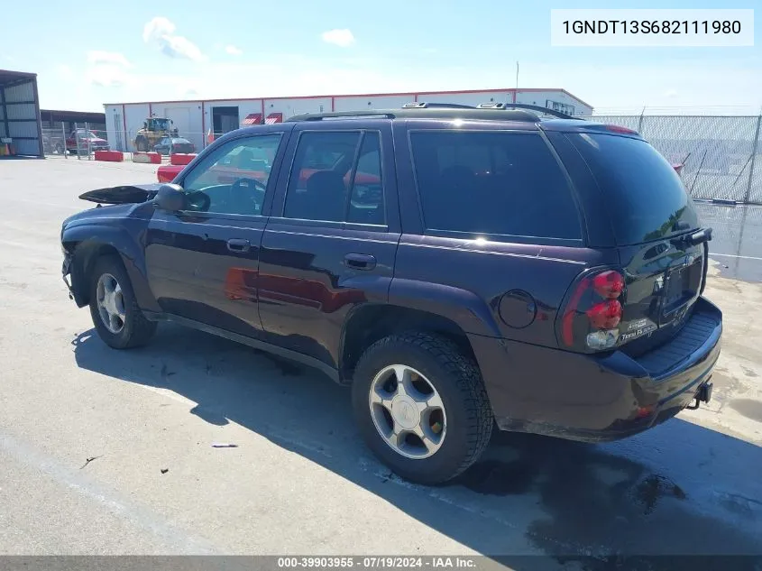 1GNDT13S682111980 2008 Chevrolet Trailblazer Lt