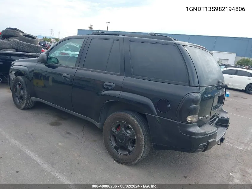 1GNDT13S982194806 2008 Chevrolet Trailblazer Fleet