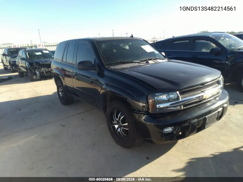 2008 Chevrolet Trailblazer Lt VIN: 1GNDS13S482214561 Lot: 40029424