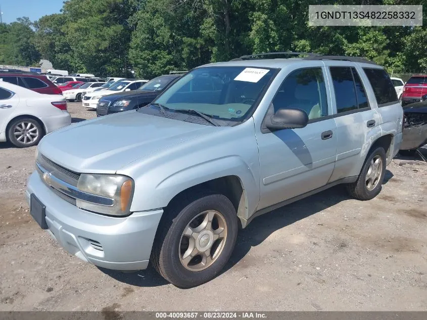 2008 Chevrolet Trailblazer Fleet VIN: 1GNDT13S482258332 Lot: 40093657