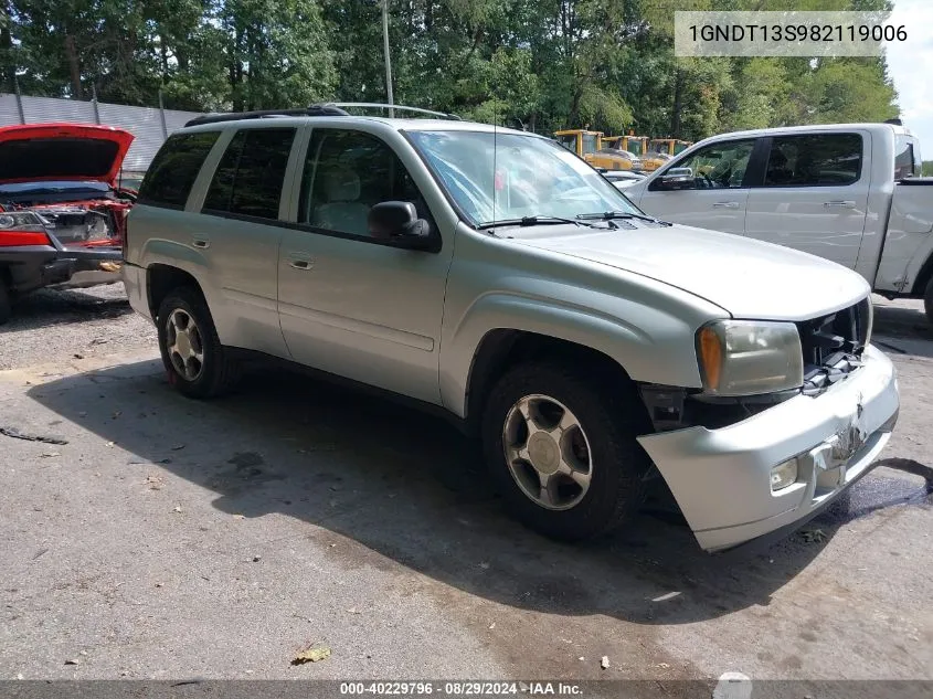 1GNDT13S982119006 2008 Chevrolet Trailblazer Lt