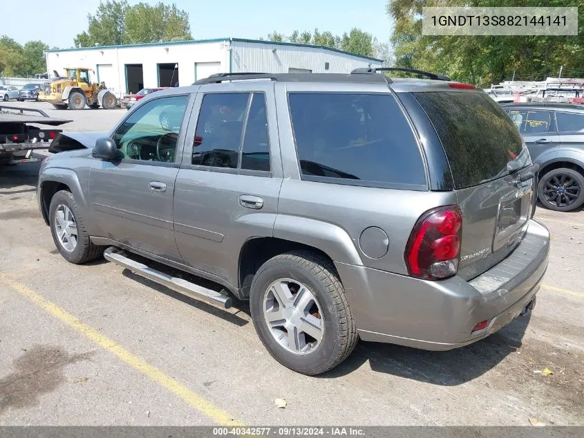 2008 Chevrolet Trailblazer Lt VIN: 1GNDT13S882144141 Lot: 40342577