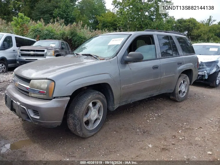 2008 Chevrolet Trailblazer Fleet VIN: 1GNDT13S882144138 Lot: 40381519