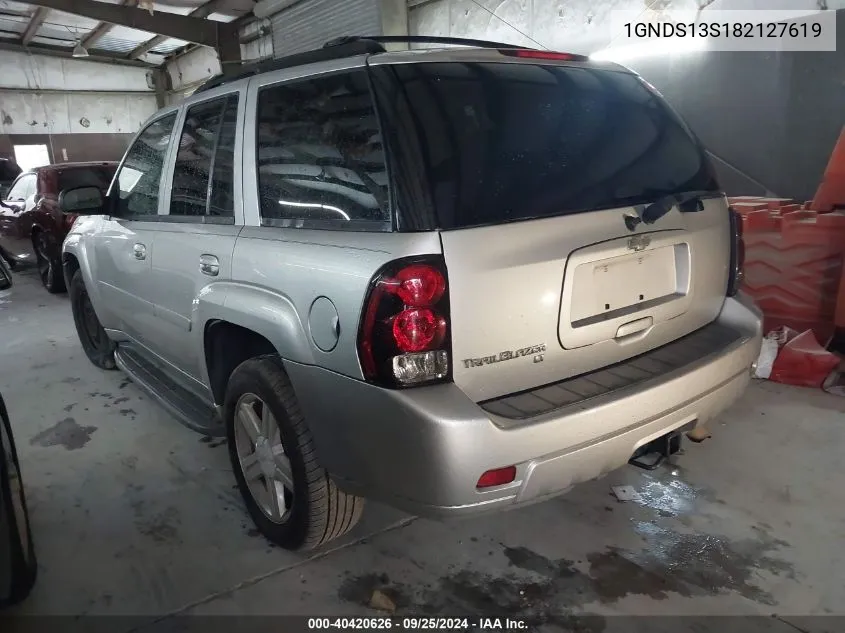 2008 Chevrolet Trailblazer Lt VIN: 1GNDS13S182127619 Lot: 40420626