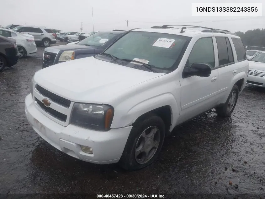 1GNDS13S382243856 2008 Chevrolet Trailblazer Ls/Lt