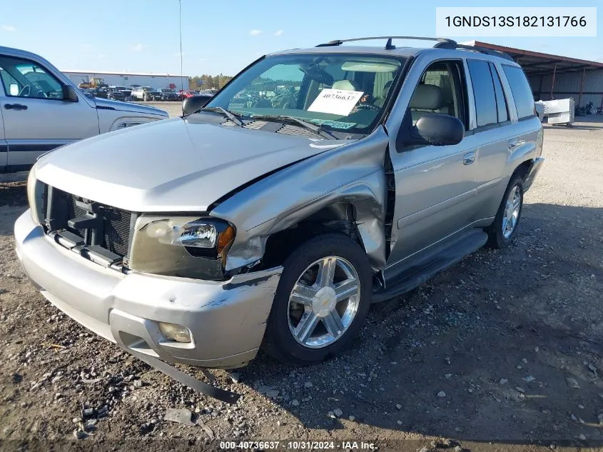 2008 Chevrolet Trailblazer Lt VIN: 1GNDS13S182131766 Lot: 40736637