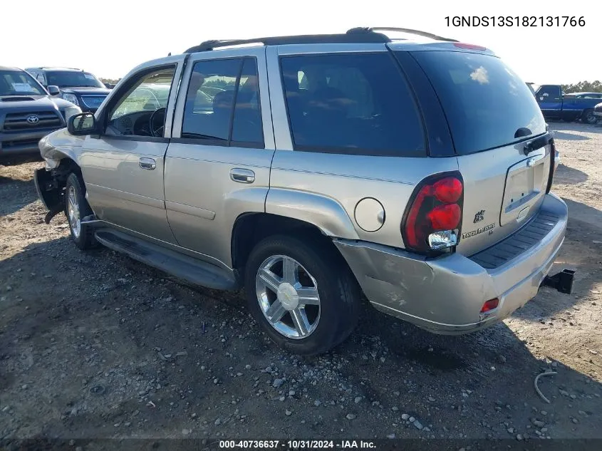 2008 Chevrolet Trailblazer Lt VIN: 1GNDS13S182131766 Lot: 40736637