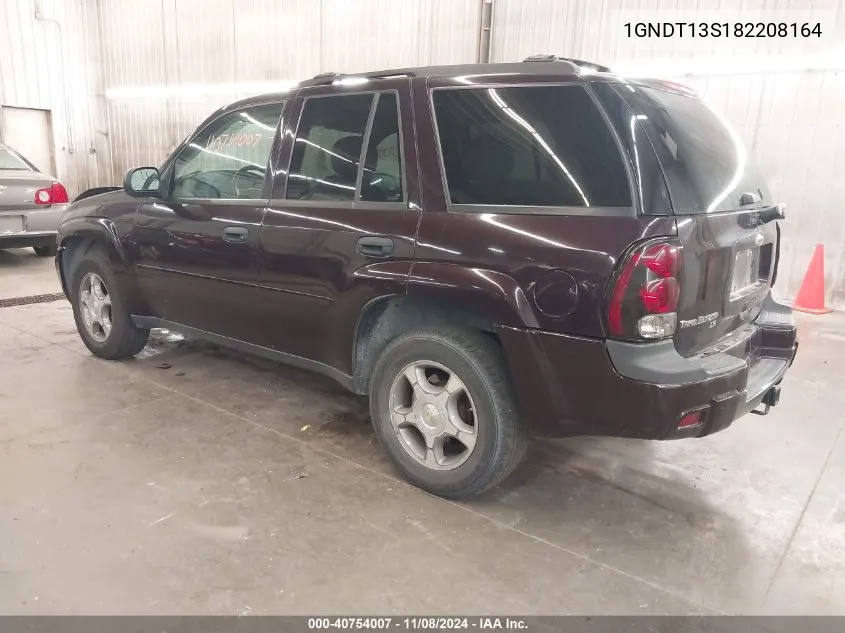 2008 Chevrolet Trailblazer Fleet VIN: 1GNDT13S182208164 Lot: 40754007