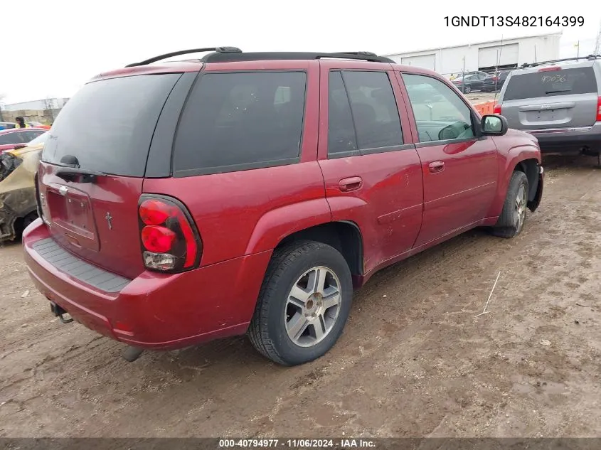 2008 Chevrolet Trailblazer Lt W/2Lt VIN: 1GNDT13S482164399 Lot: 40794977