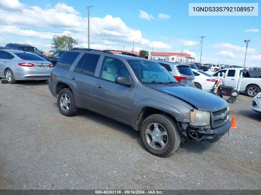 1GNDS33S792108957 2009 Chevrolet Trailblazer Lt