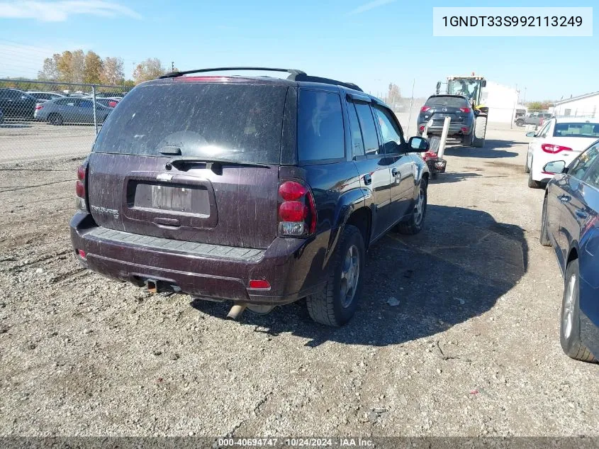 1GNDT33S992113249 2009 Chevrolet Trailblazer Lt