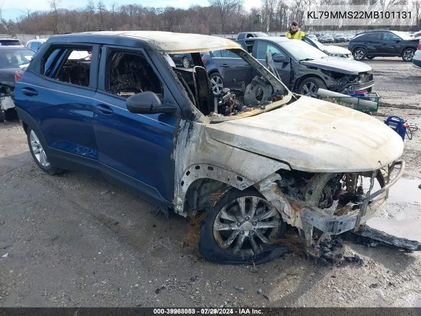 2021 Chevrolet Trailblazer Fwd Ls VIN: KL79MMS22MB101131 Lot: 39963053